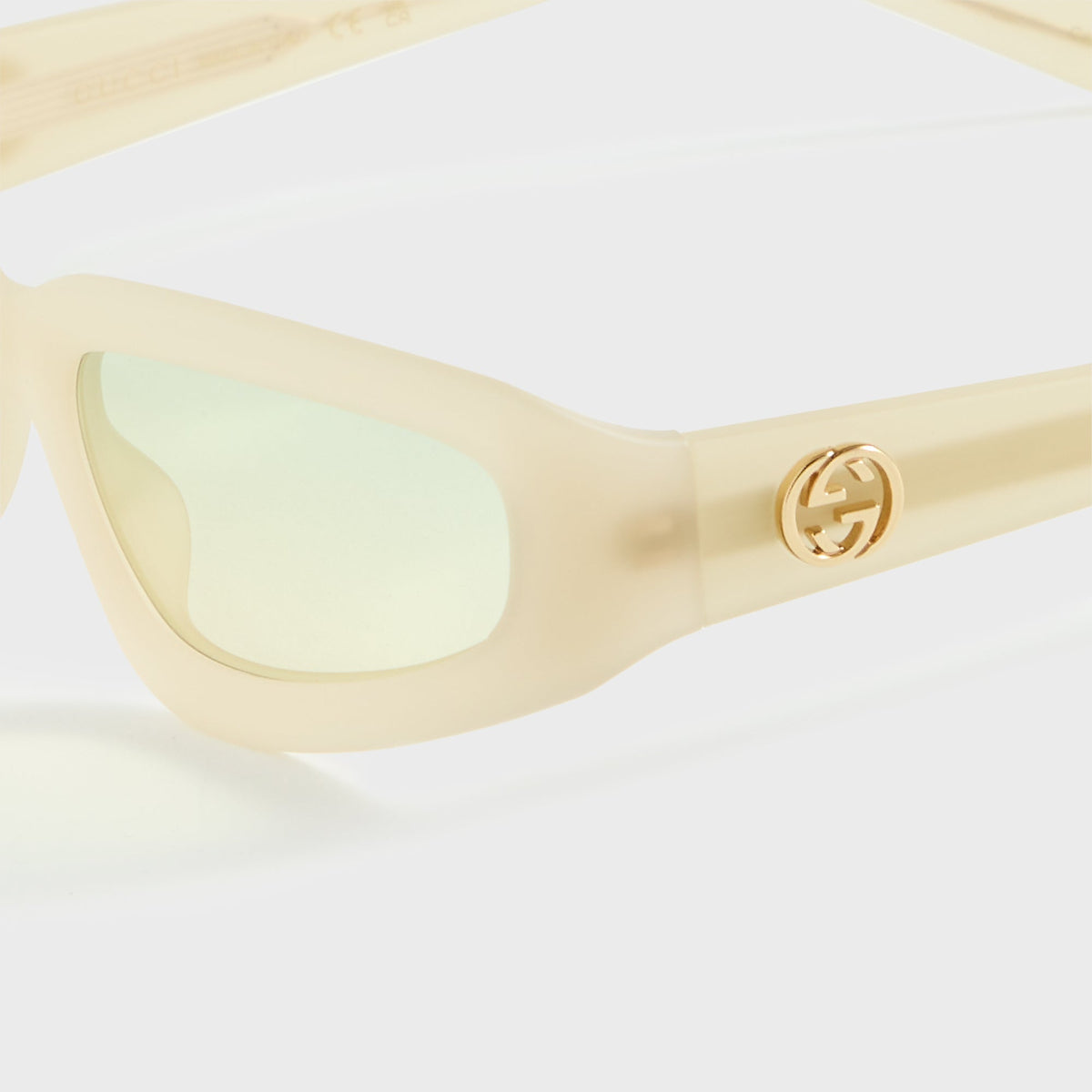 Gucci Rectangle Frames - Yellow | Kith