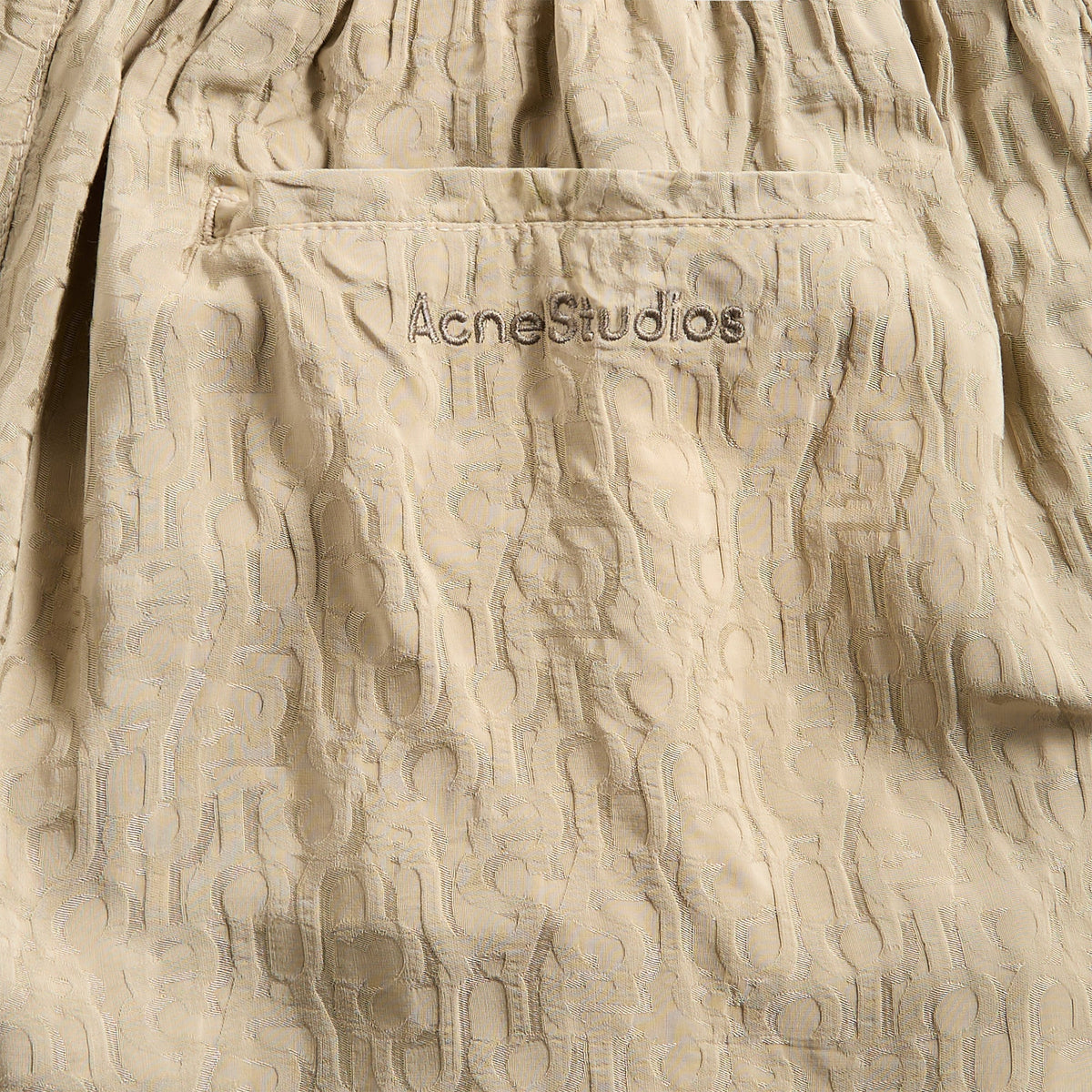 Acne Studios Woven Shorts - Warm Grey | Kith