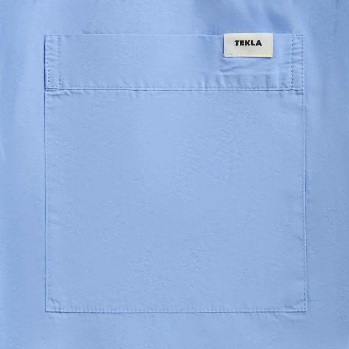 Tekla Poplin Pyjama Shorts - Solid Cornflower Blue | Kith