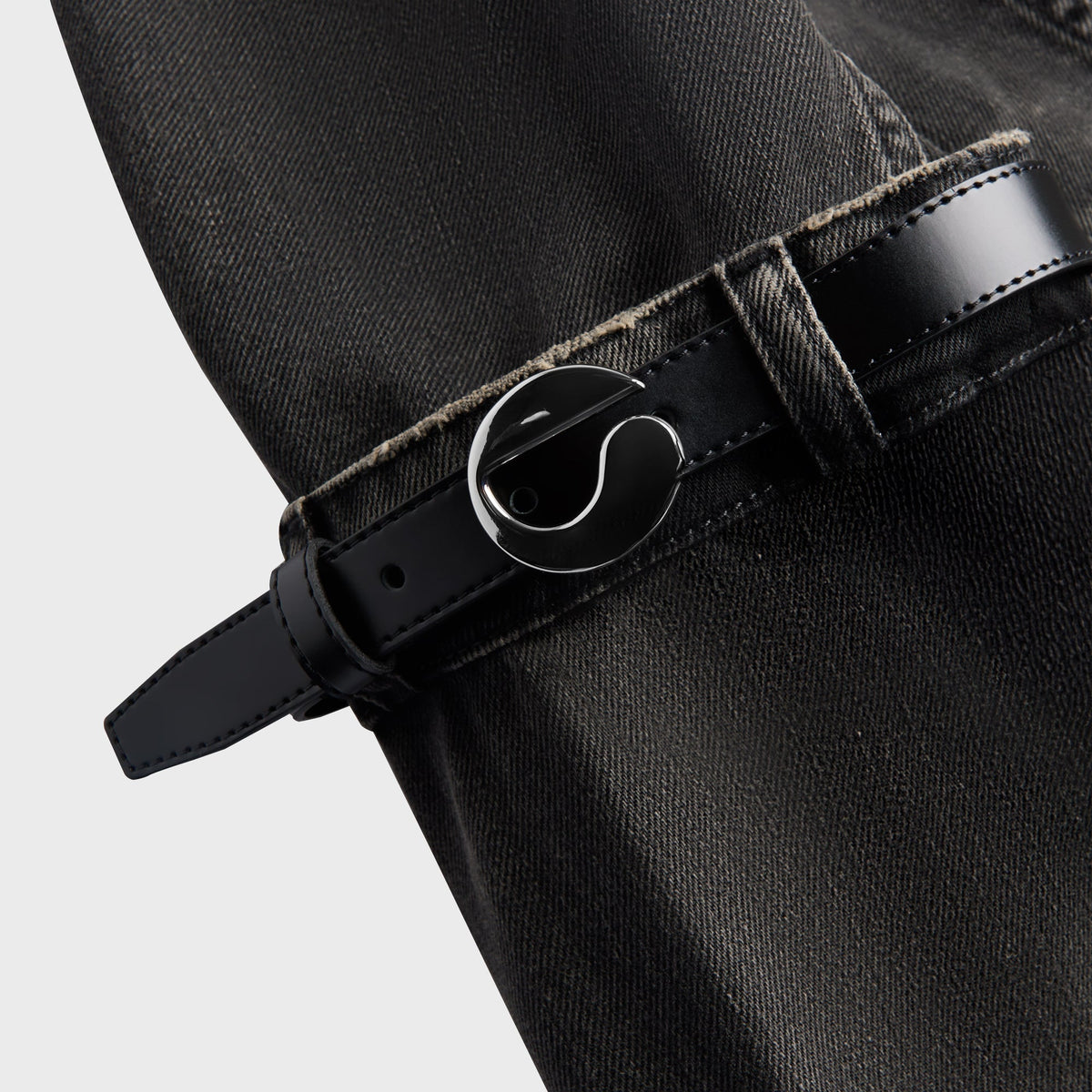 Coperni Hybrid Denim Short Jacket - Black | Kith