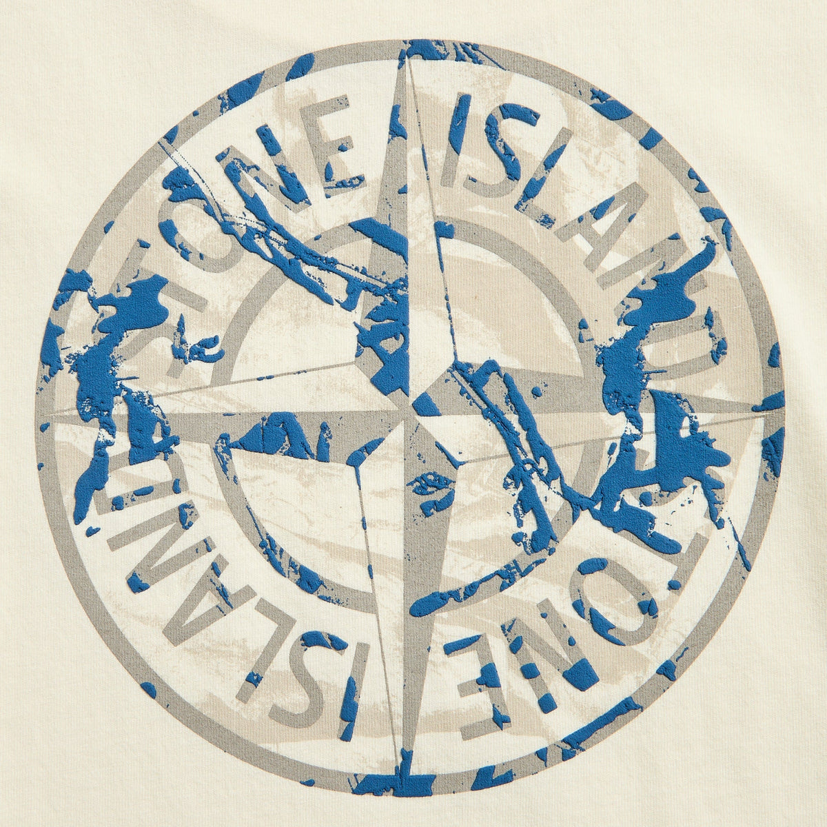 Stone Island Compass Camo Tee - Ivory | Kith