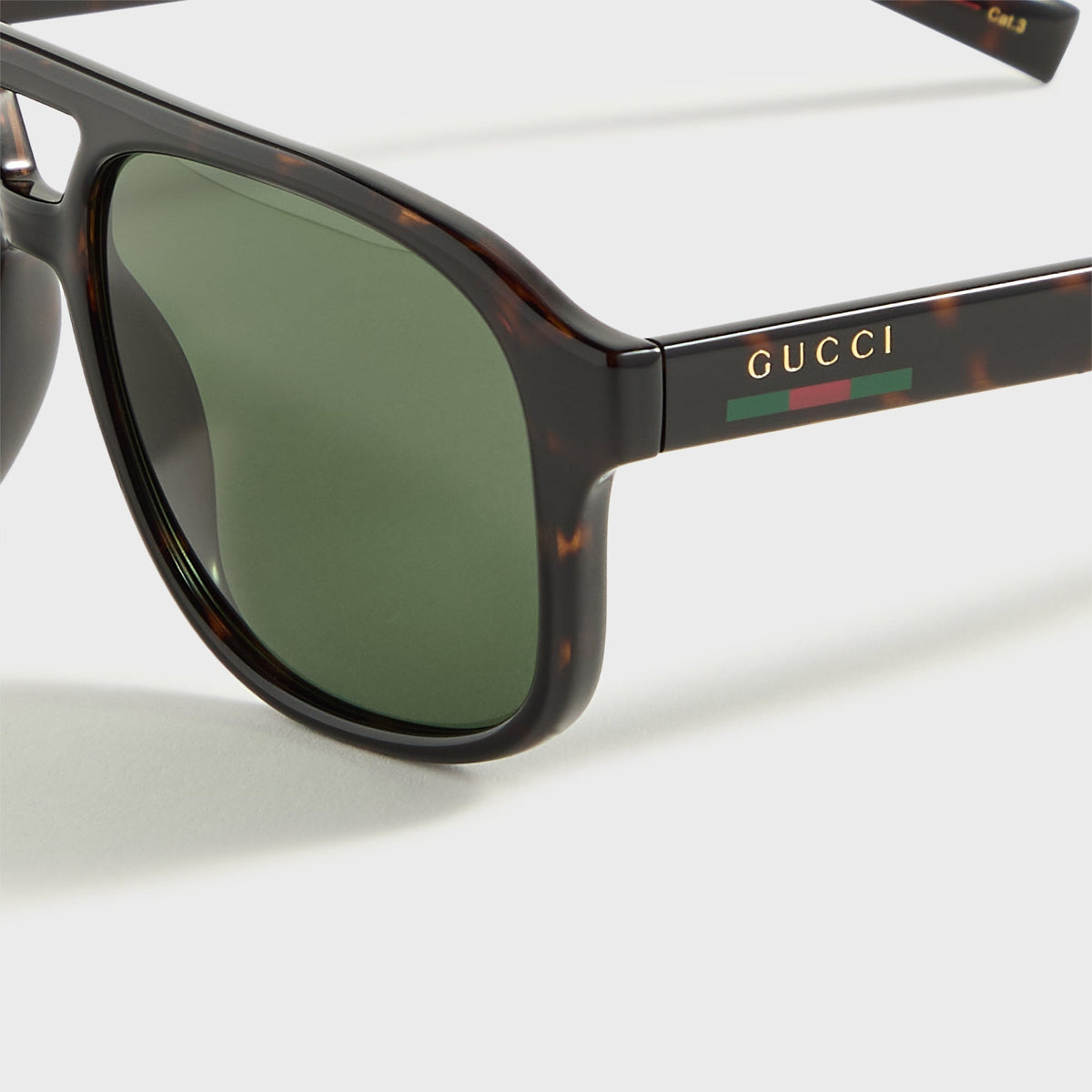 Gucci Aviator Sunglasses - Tortoise | Kith