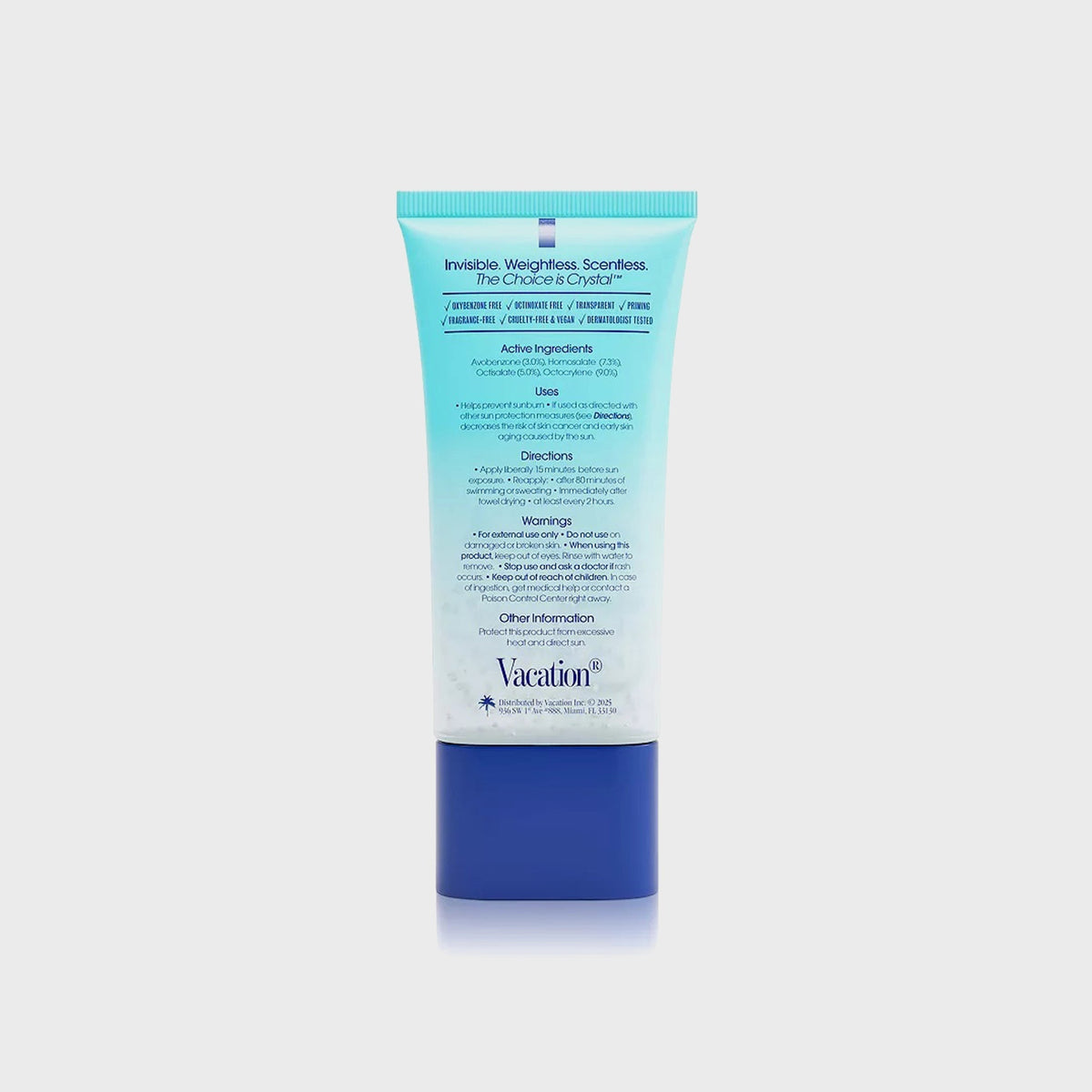 Vacation Crystal SPF 50 Invisible Face Gel | Kith