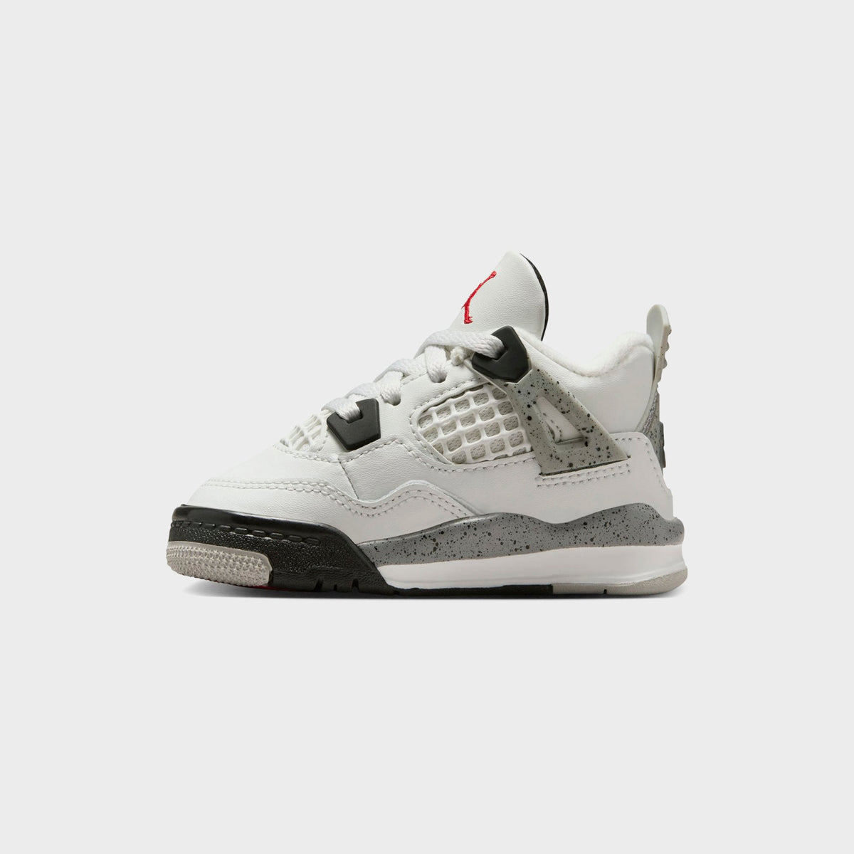 Nike TD Air Jordan 4 Retro - Summit White / Fire Red / Tech Grey / Bla | Kith