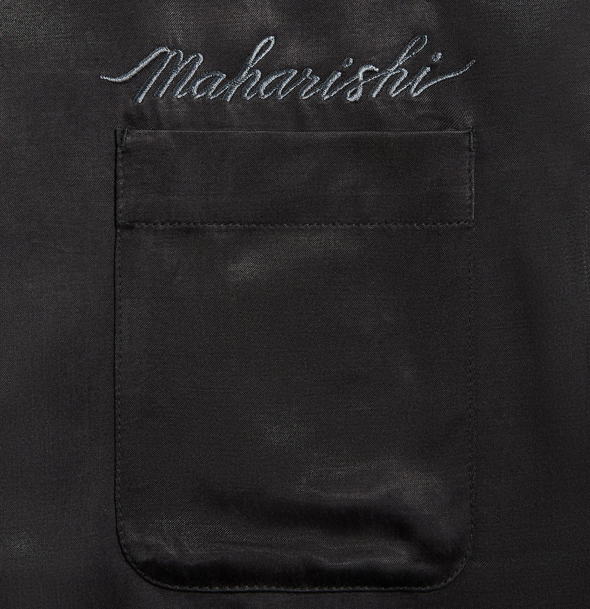 Maharishi 6098 Tiger Dragon Camp Collar Shirt - Black | Kith