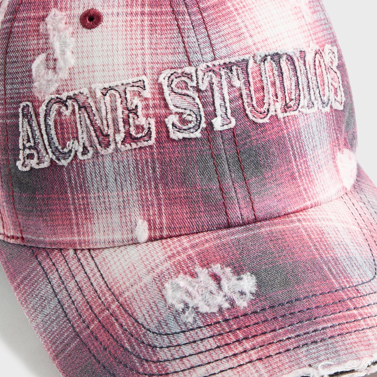 Acne Studios Acne Cap - Red / Blue | Kith