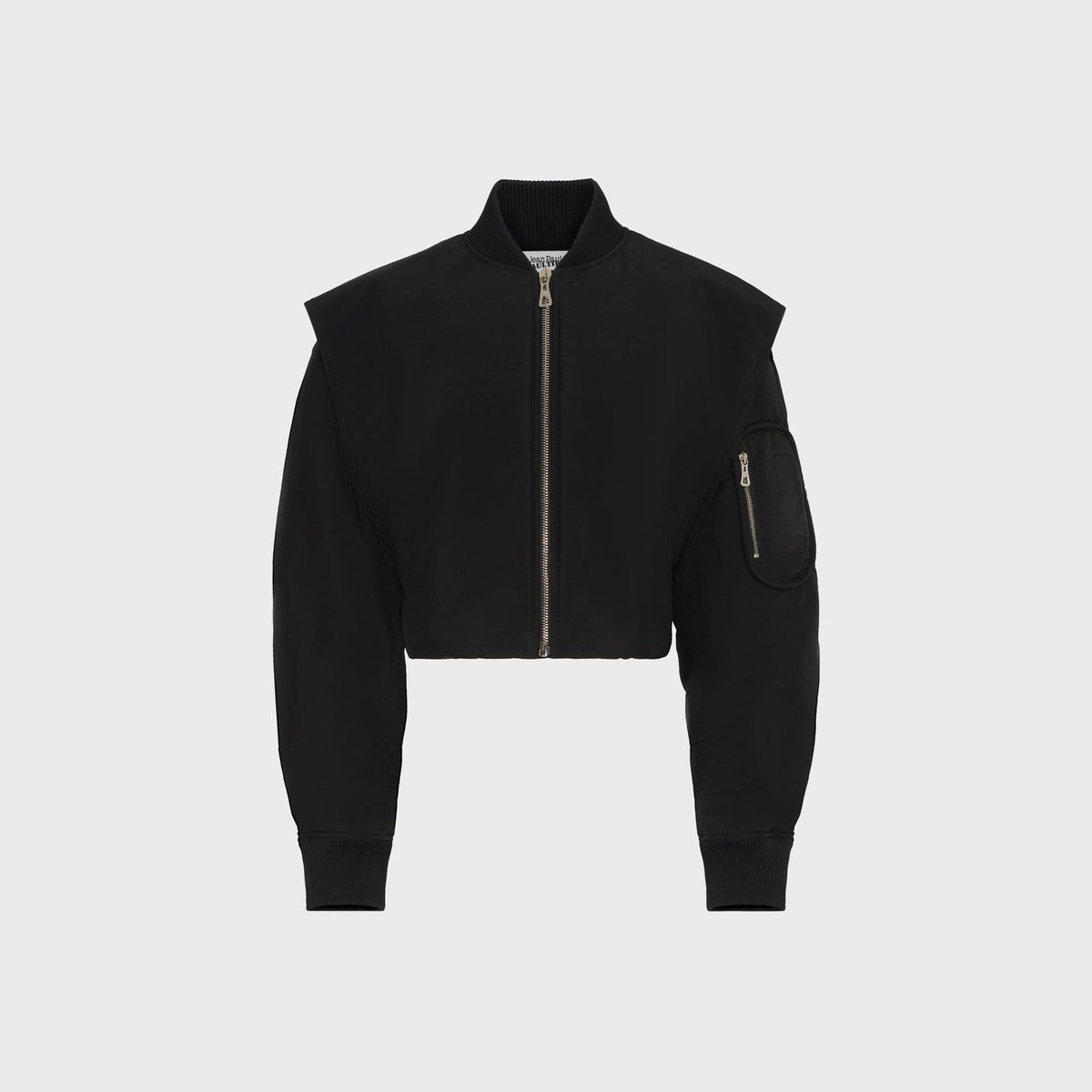 Jean Paul Gaultier Bomber With Hidden Hood Detail - Black | Kith