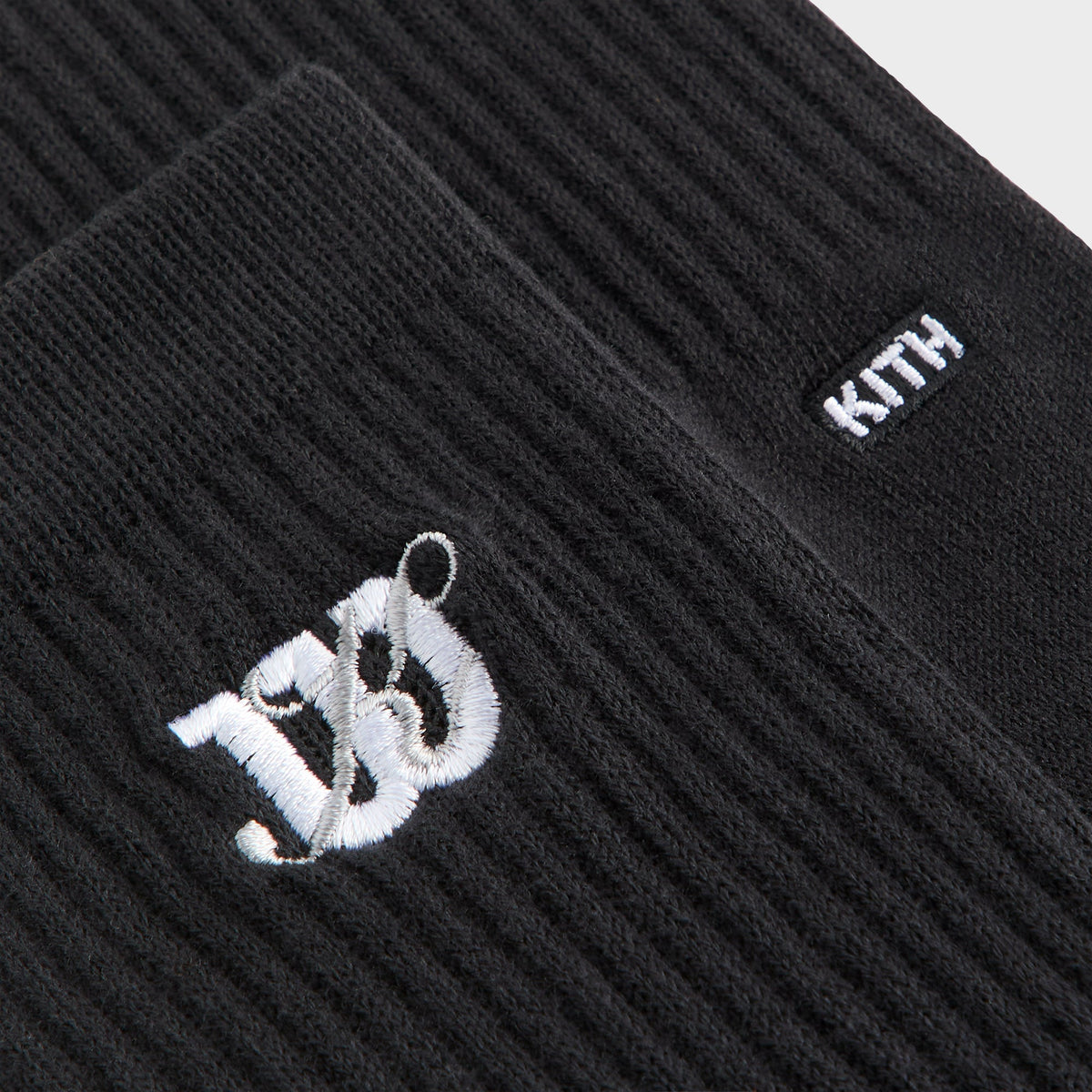 Kith for Wilson Logo Crew Socks - Black | Kith