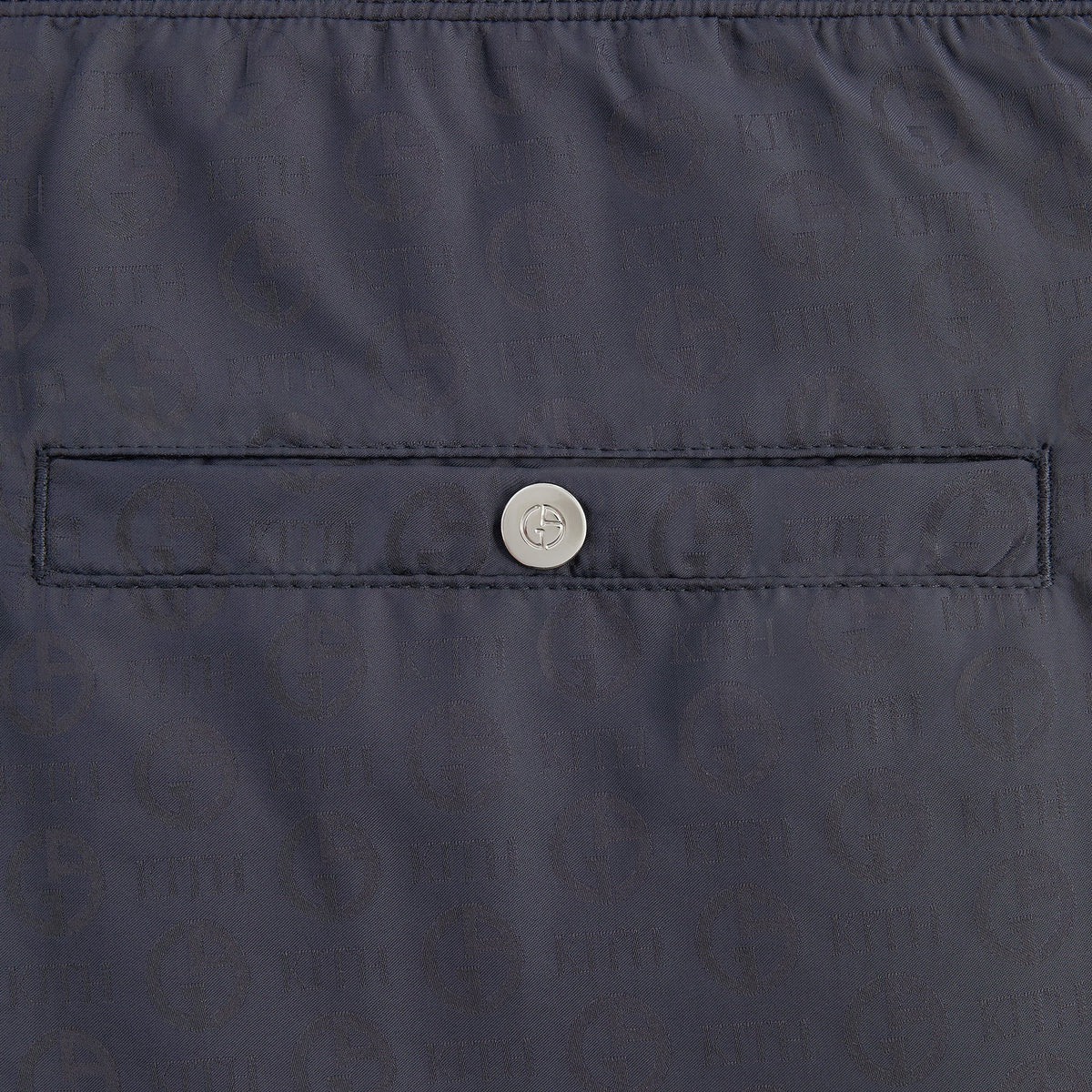 Giorgio Armani & Kith Jacquard Collins Swim Short - Ink | Kith