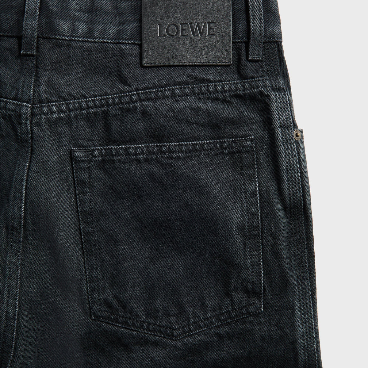 Loewe Anagram Baggy Jeans - Black | Kith