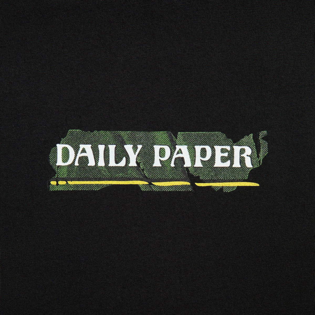 Daily Paper Sticker Tee - Black | Kith