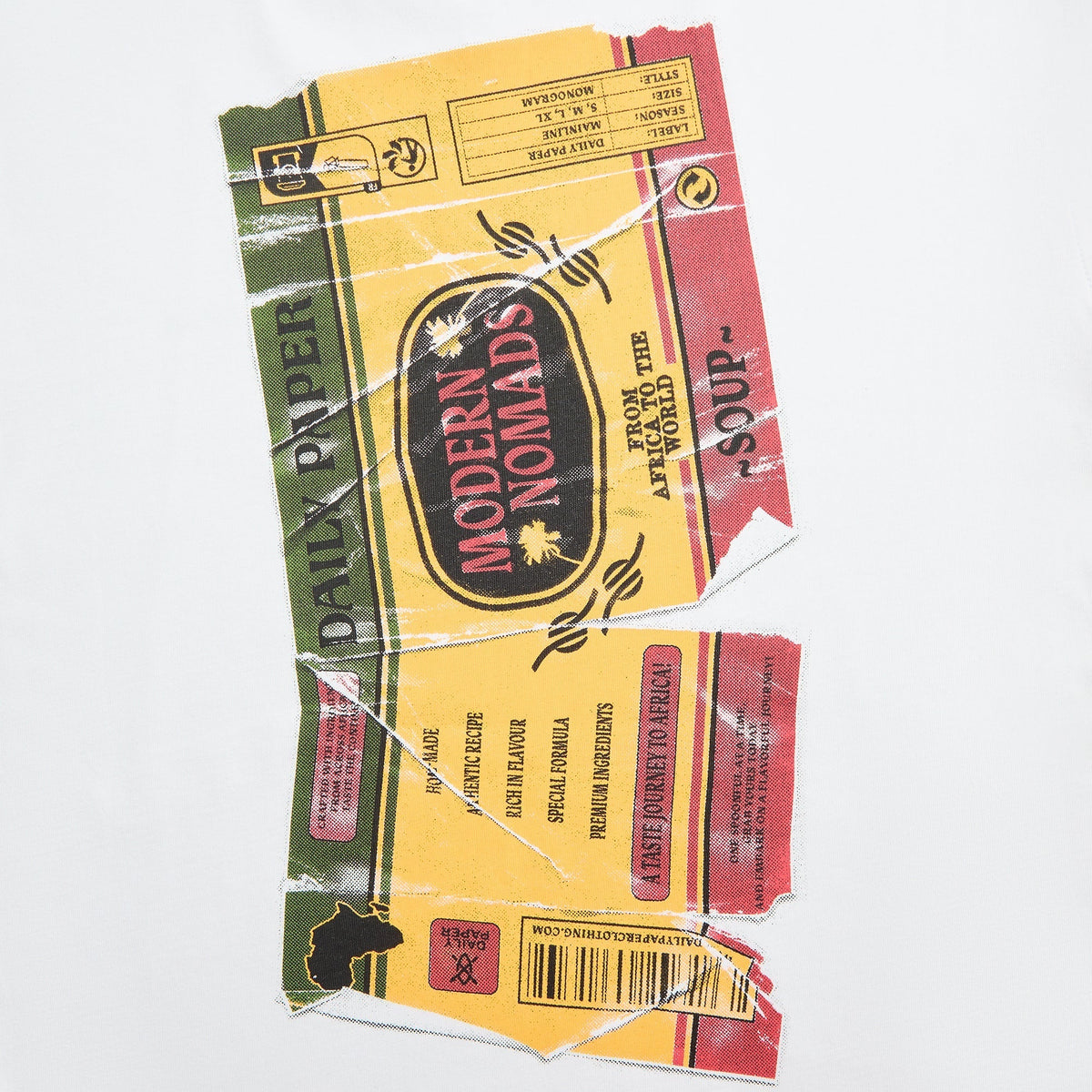 Daily Paper Wrapper Tee - White | Kith