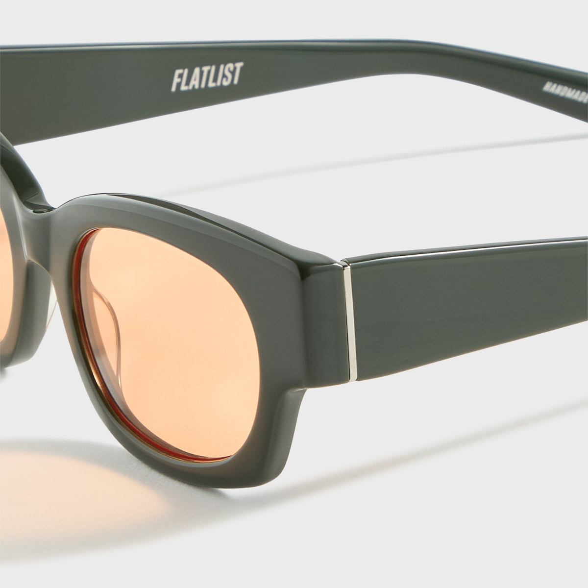 Flatlist Shade 01 - Solid Forest Dk Green / Solid Orange Lens | Kith