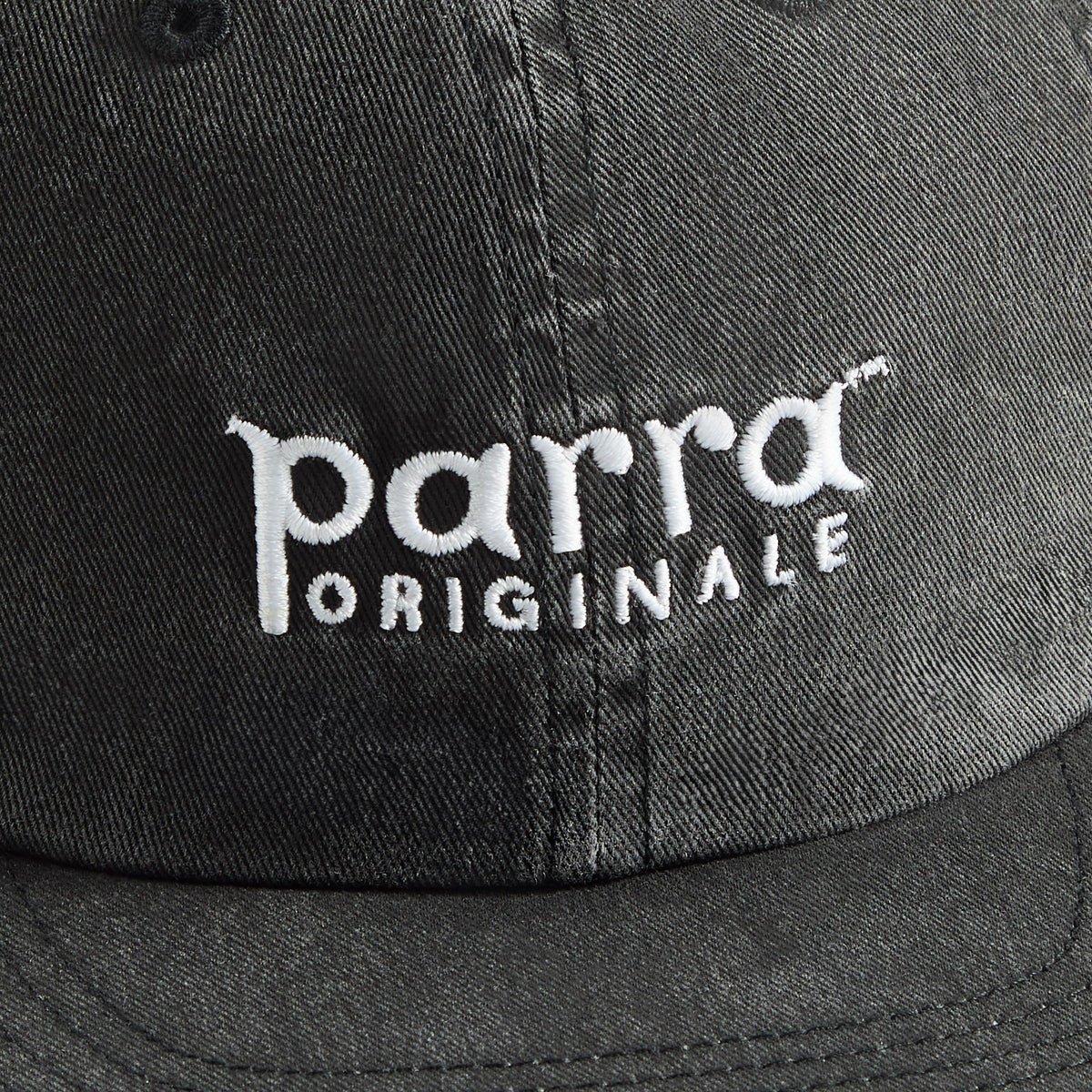 by Parra Originale 6 Panel Cap - Black | Kith