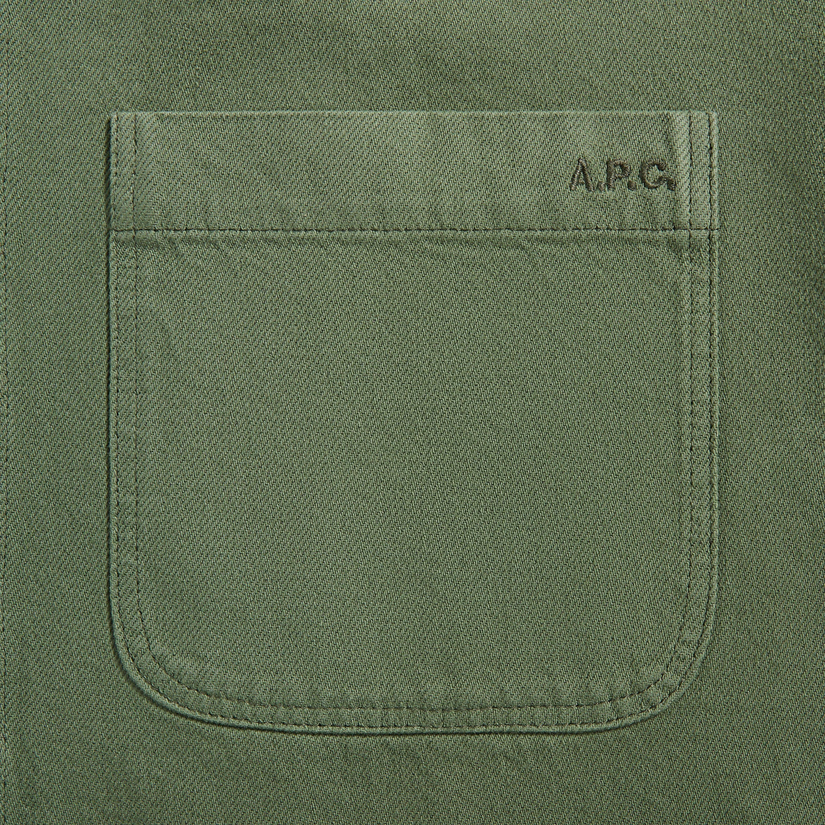 A.P.C. Surchemise Leon - Green | Kith