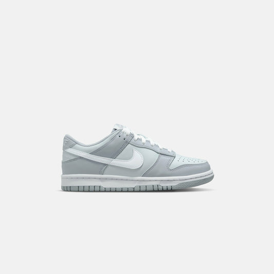 Nike GS Dunk Low - Pure Platinum / White / Wolf Grey | Kith