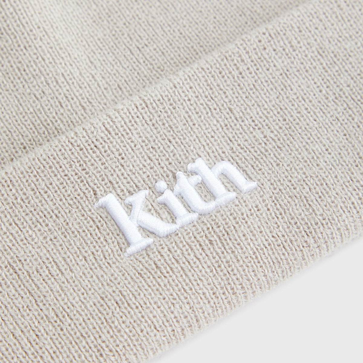 Kith Kids Classic Serif Logo Beanie - Plaster | Kith