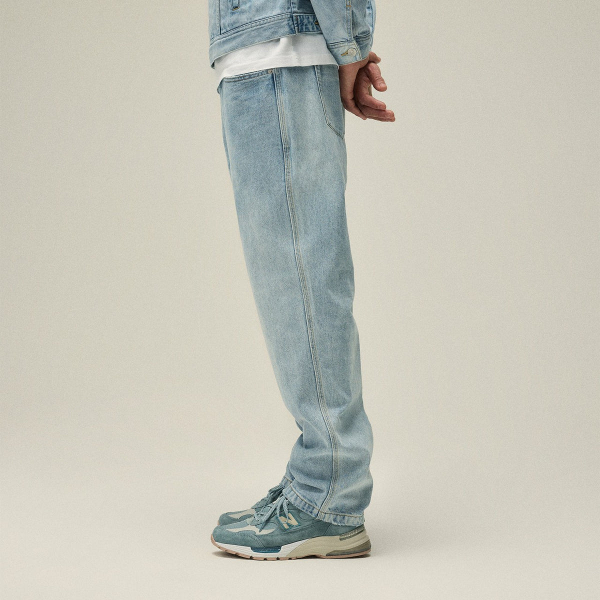 Kith Centre Straight Jean - Light Indigo | Kith