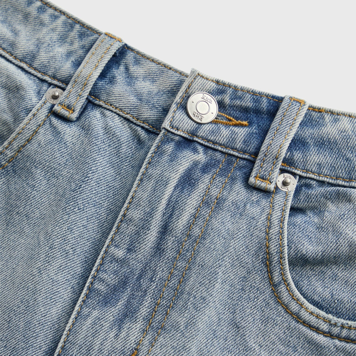Kith Centre Straight Jean - Light Indigo | Kith