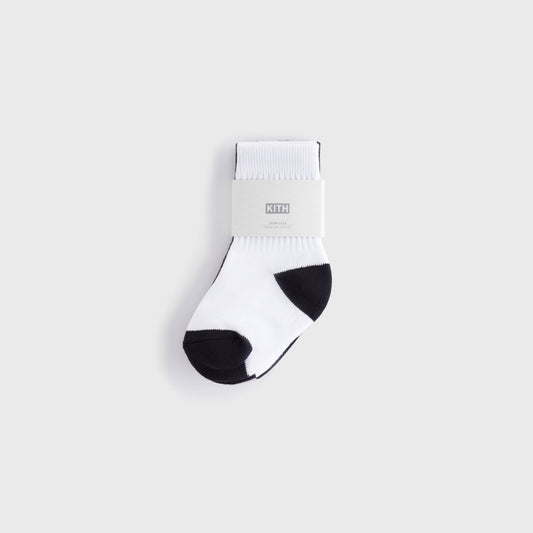 Kith Baby Toddler Classic Crew 2-Pack Socks - White | Kith