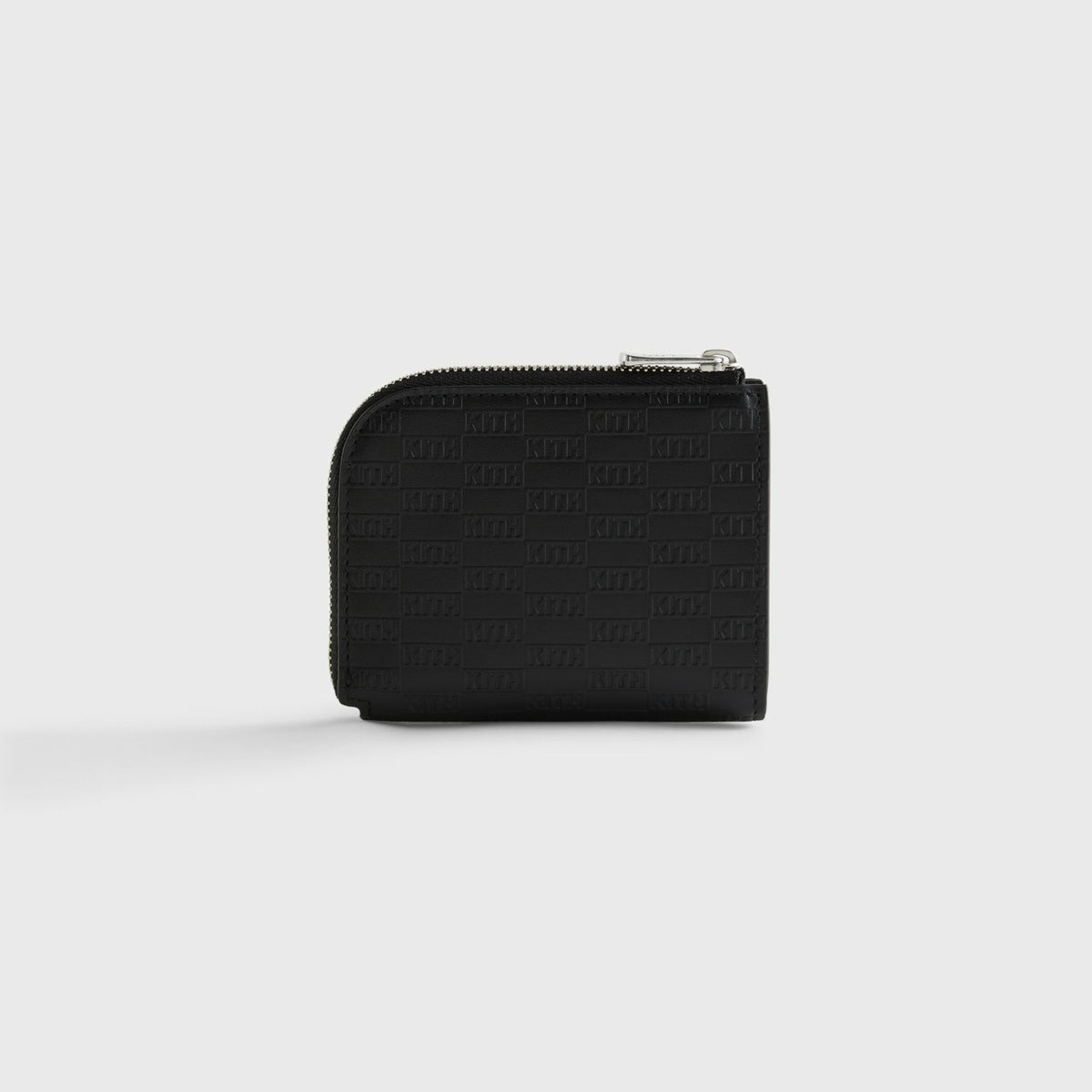 Kith Monogram Half Zip Wallet - Black | Kith