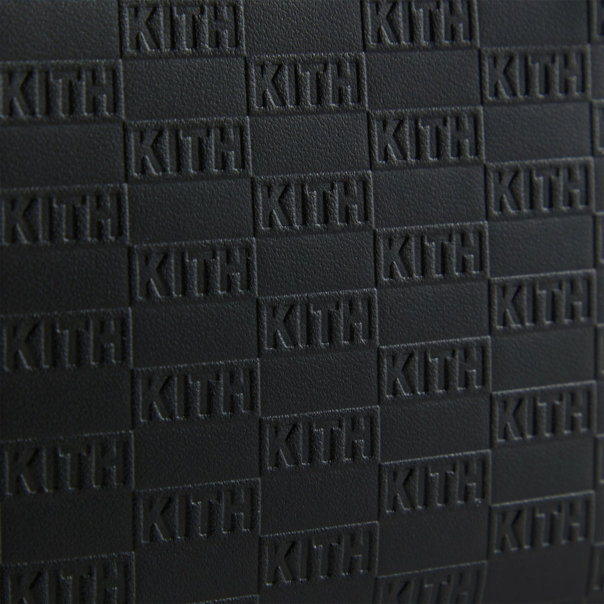 Kith Monogram Half Zip Wallet - Black | Kith