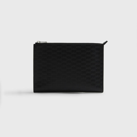 Kith Monogram Zipper Pouch - Black | Kith