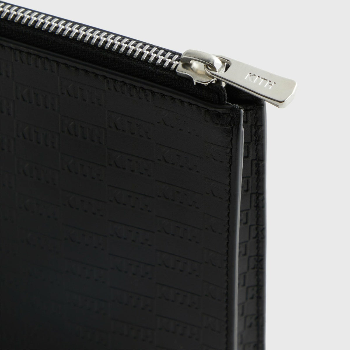 Kith Monogram Zipper Pouch - Black | Kith