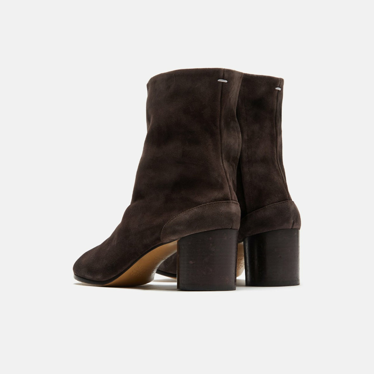 Maison Margiela WMNS Tabi Ankle Boots H60 - Dark Brown Suede | Kith