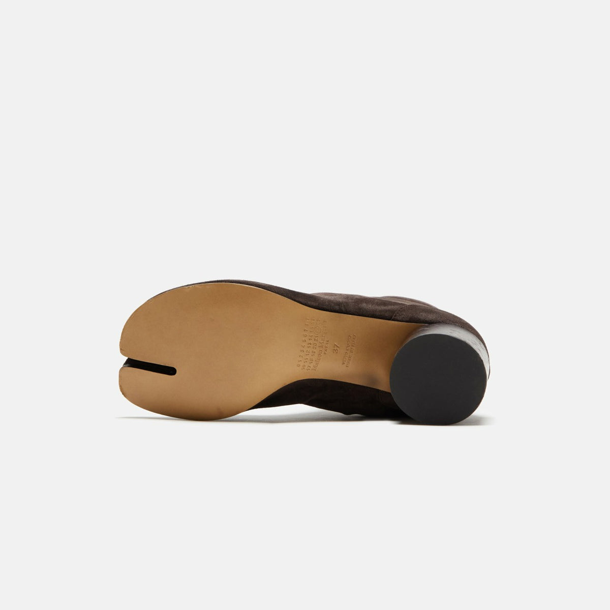 Maison Margiela WMNS Tabi Ankle Boots H60 - Dark Brown Suede | Kith