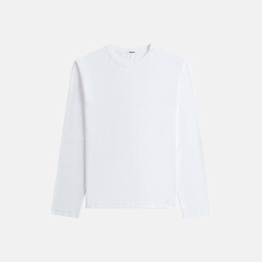 Tekla Long Sleeve Sleeping Tee - White | Kith