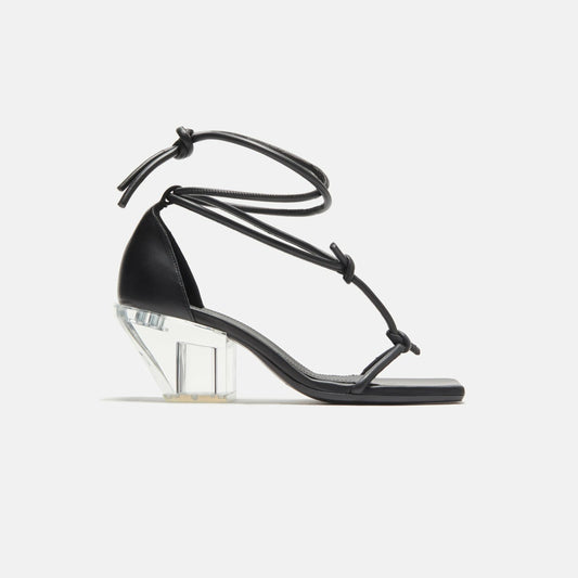 Rick Owens Sliver Sandal - Black / Clear | Kith