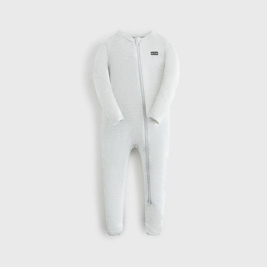 Kith Baby Coverall - Light Heather Grey | Kith