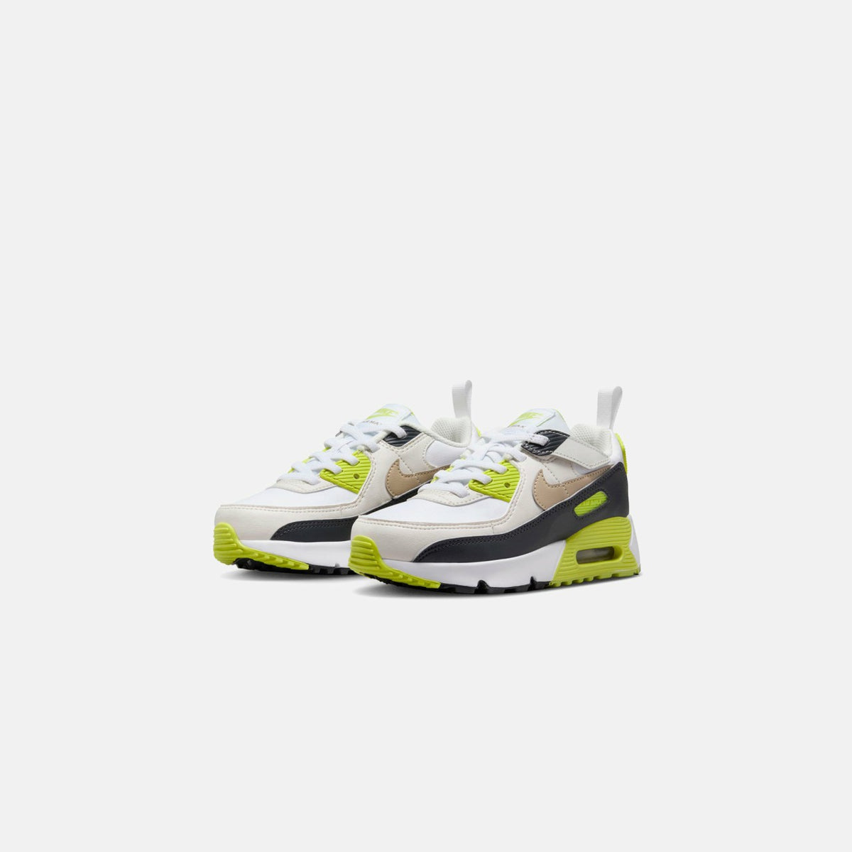Nike PS Air Max 90 Easyon - White / Khaki / Cyber / Dark Smoke Grey | Kith