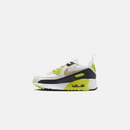 Nike PS Air Max 90 Easyon - White / Khaki / Cyber / Dark Smoke Grey | Kith