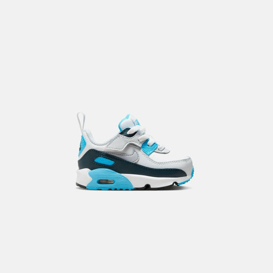 Nike TD Air Max 90 Easyon - White / Wolf Grey / Baltic Blue | Kith