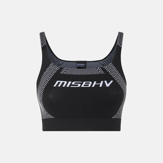 MISBHV Sport Bra Top - Black / White | Kith