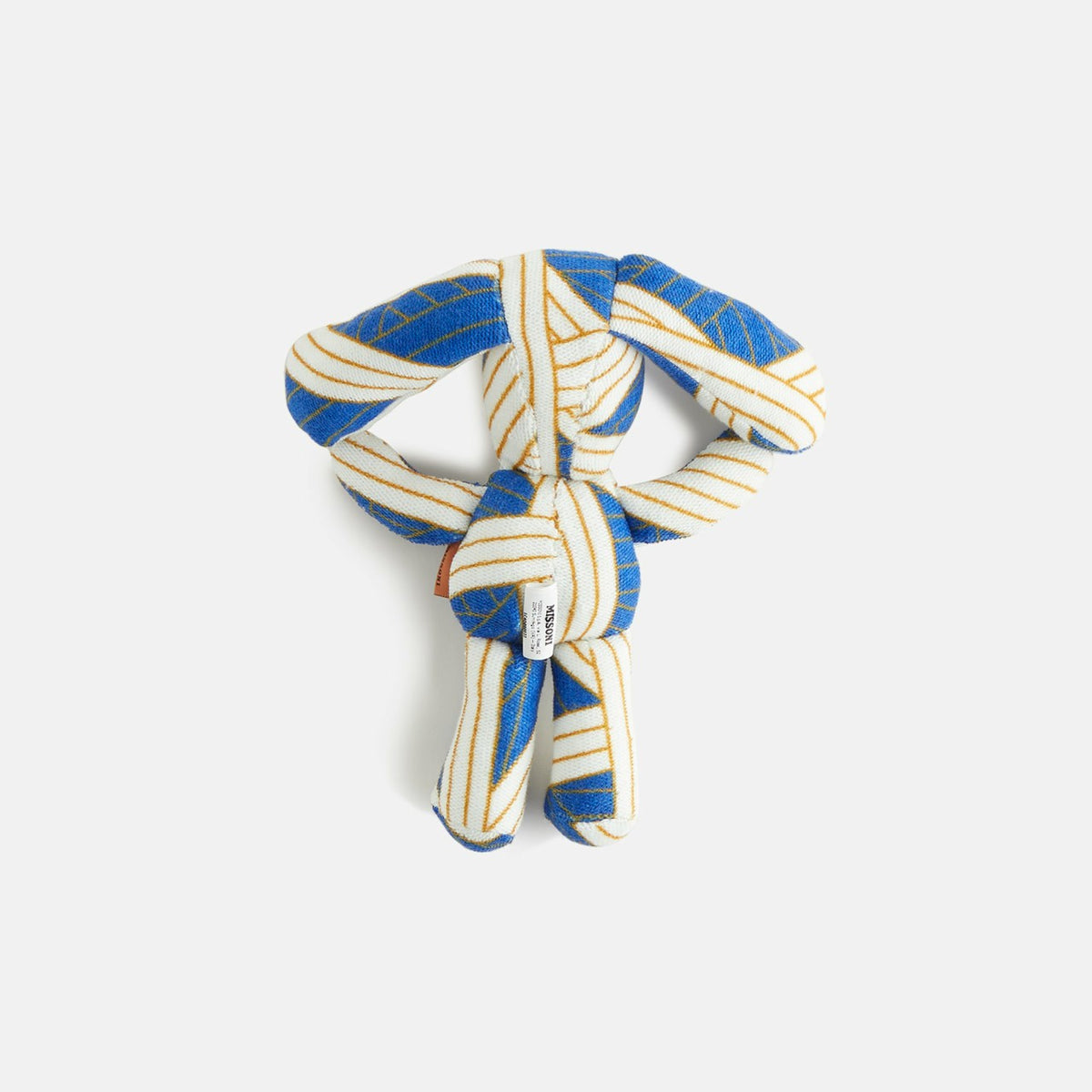 Missoni Nastri Print Little Rabbit Puppet - Blue | Kith
