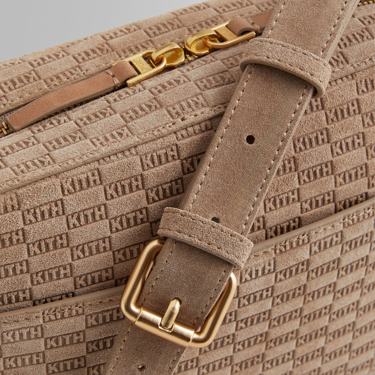 Kith Monogram Suede Camera Crossbody - Loft | Kith