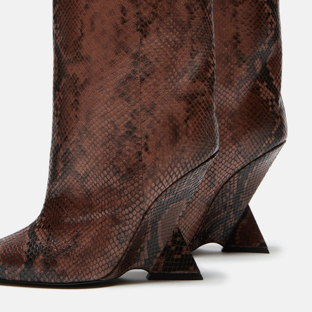 The Attico Cheope Tube Boot - Brown / Black | Kith