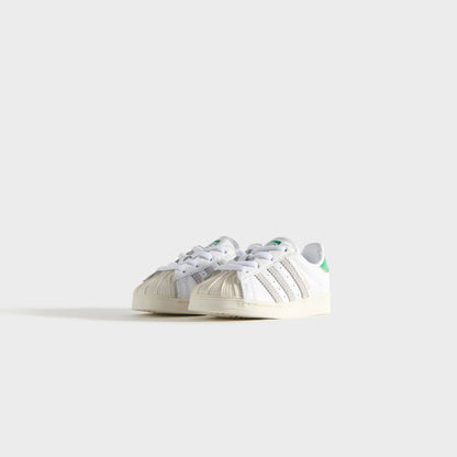 Kith Kids Classics for adidas Originals TD Superstar - White / Fairway | Kith