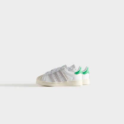 Kith Kids Classics for adidas Originals TD Superstar - White / Fairway | Kith