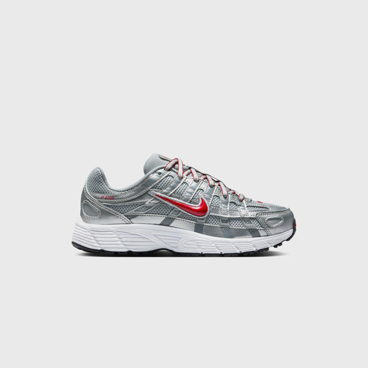 Nike GS P-6000 - Metallic Silver / Gym Red / Flat Silver | Kith