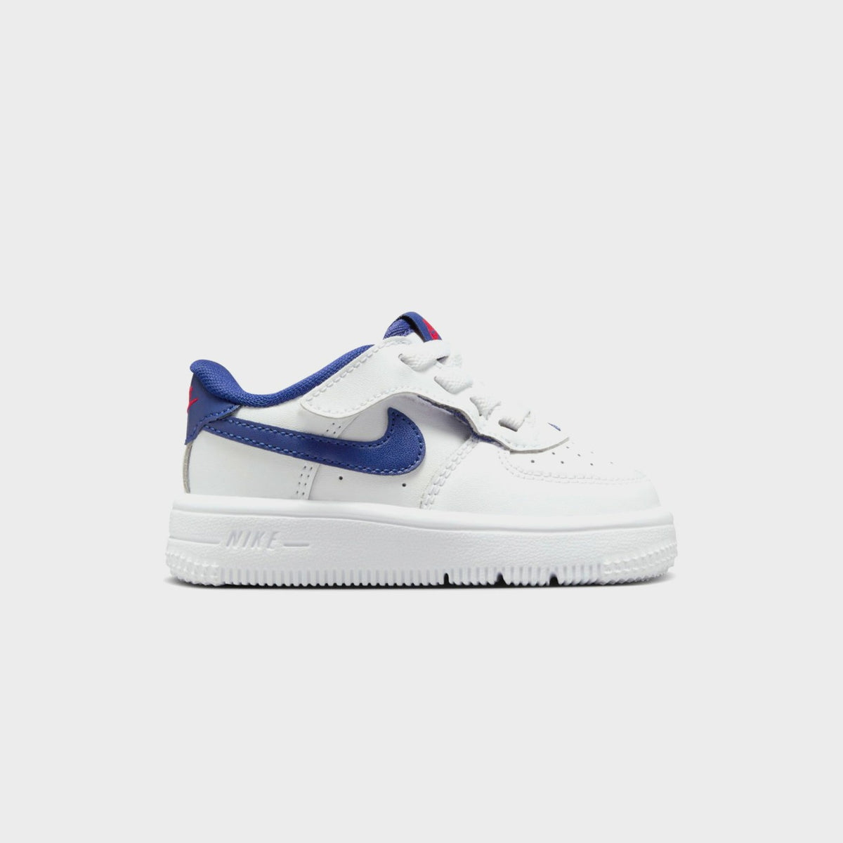 Nike TD Force 1 Low Easyon - White / Deep Royal Blue / University Red | Kith