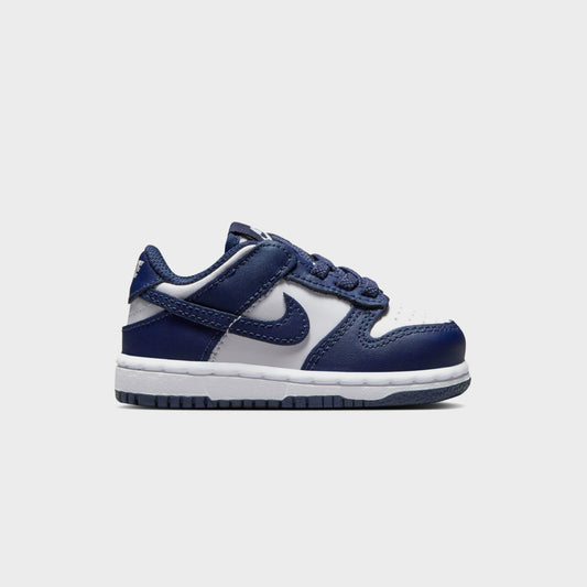 Nike TD Dunk Low - White / Midnight Navy / White | Kith