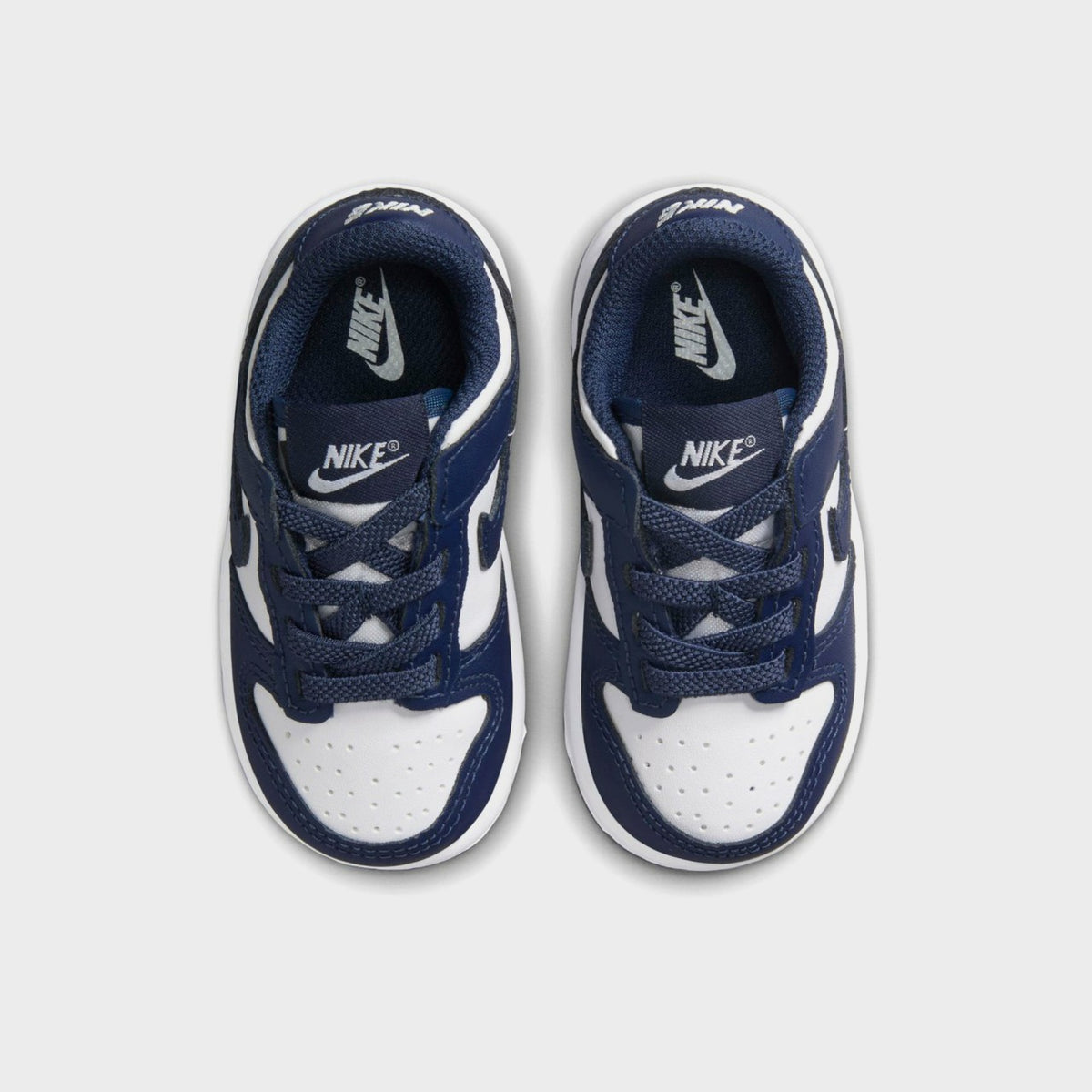 Nike TD Dunk Low - White / Midnight Navy / White | Kith