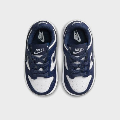 Nike TD Dunk Low - White / Midnight Navy / White | Kith