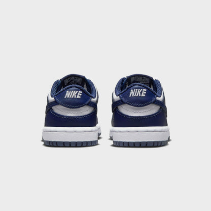 Nike TD Dunk Low - White / Midnight Navy / White | Kith