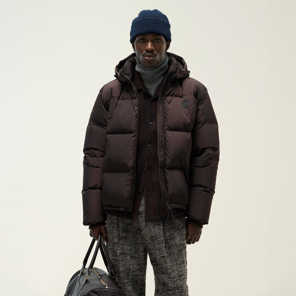 Kith Wrinkle Nylon Midi Puffer - Incognito | Kith