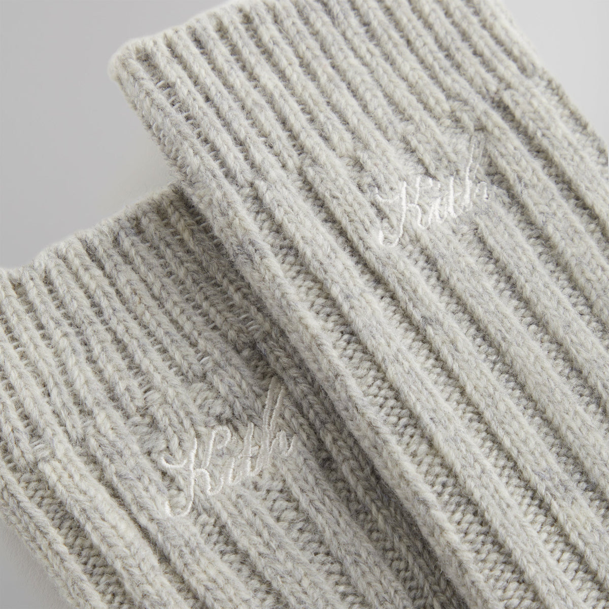 Kith Wool Socks - Light Heather Grey | Kith
